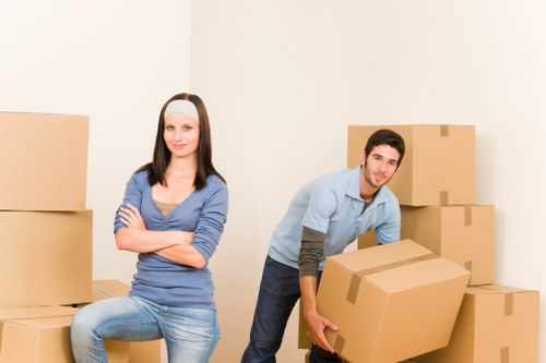 Experienced staff executing a premium furniture removal service